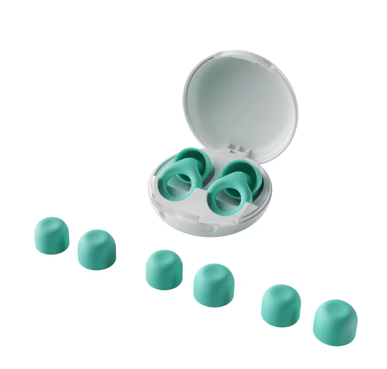 Bouchons d'oreille anti-bruit en silicone
