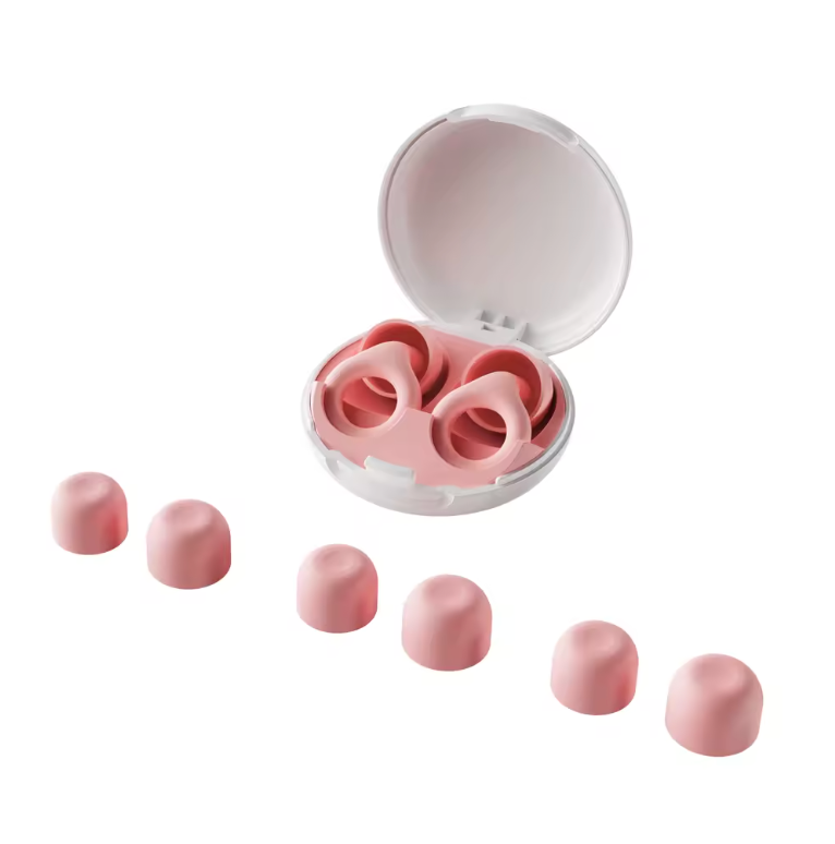 Bouchons d'oreille anti-bruit en silicone